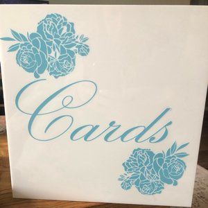 10x10 acrylic card box